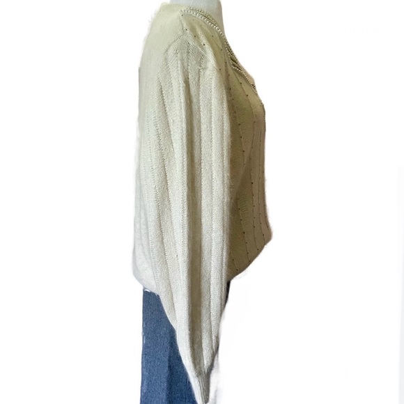 Vintage 1980’s Premier Designer Collection Silk & Angora Sweater Large - Picture 4 of 8